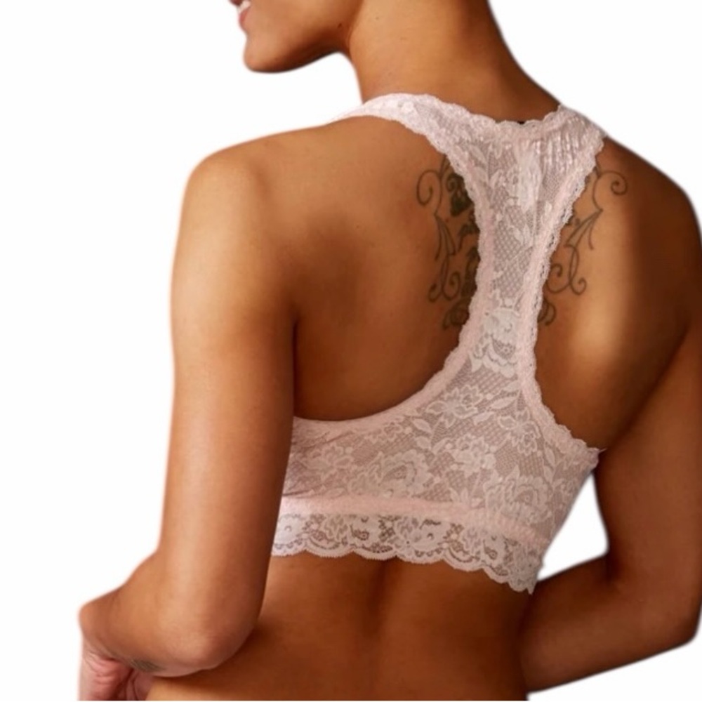 Cosabella Never Say Never Curvy Racie Racerback Bralette New XS Pink Lilly NWT - Picture 2 of 6